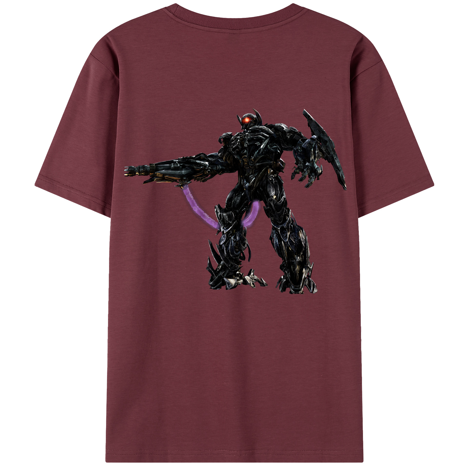（画像用） Transformers トランスフォーマー 綿100％半袖Tシャツ（背面プリント）